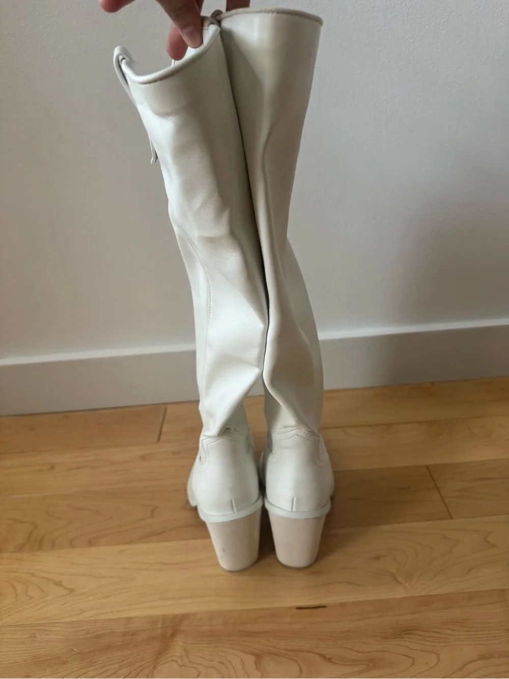 Steve Madden Knee-High Western Block Heel Boots
